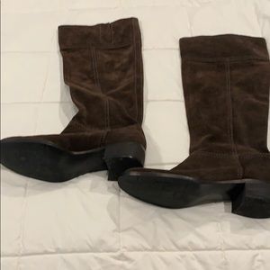 Nine West  Suede knee high chocolate Boots